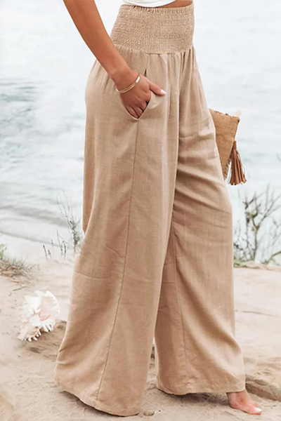 Elin – Linen Palazzo Pants