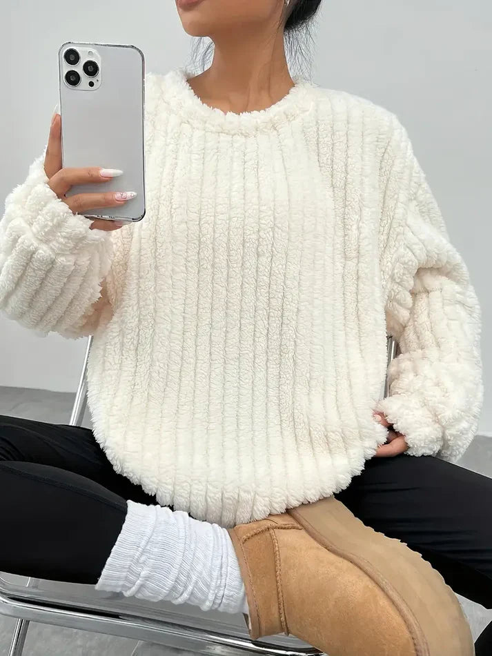 Elin – Cozy Ribbed Sweater for Women