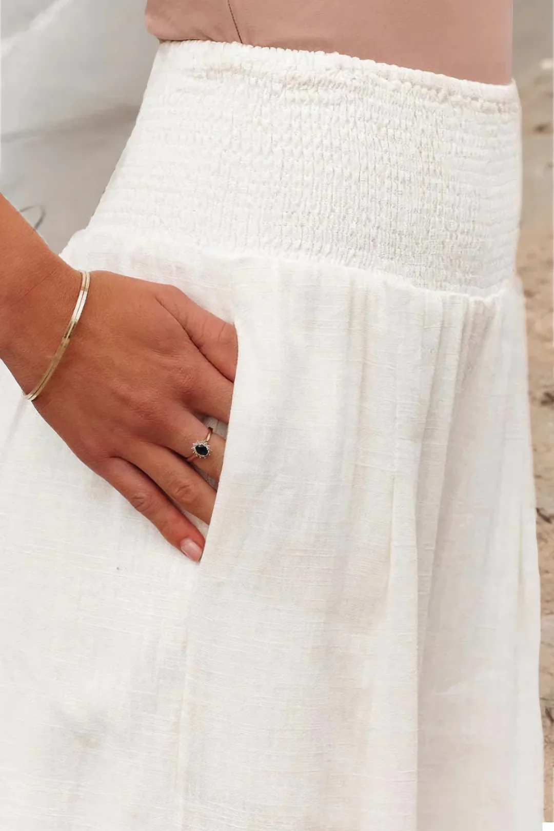 Elin – Linen Palazzo Pants