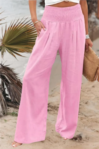 Elin – Linen Palazzo Pants