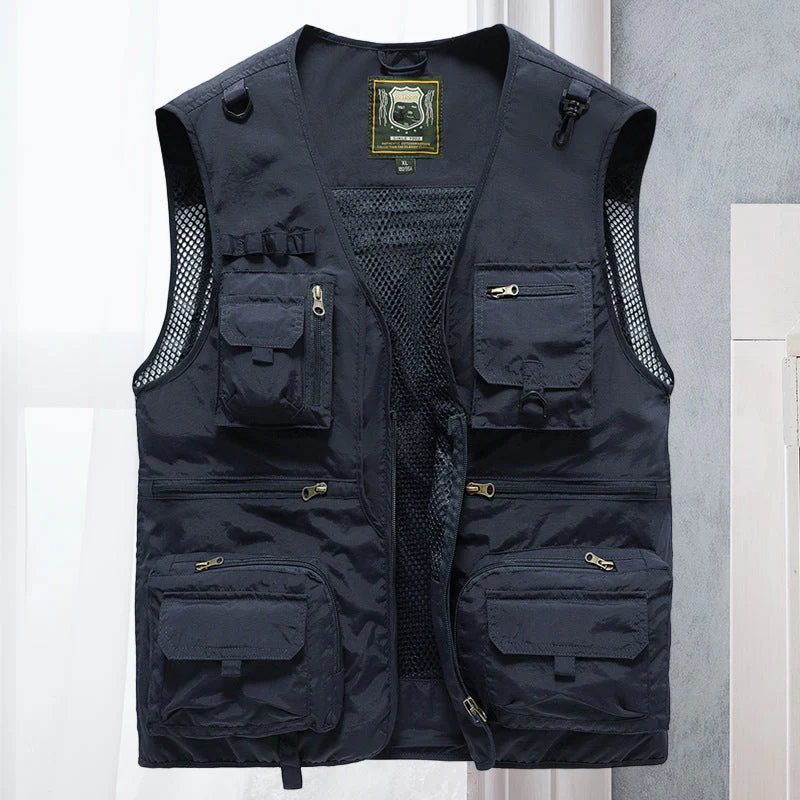 Multifunctioneel Outdoor Vest Heren – Ademend Met Veel Opbergzakken