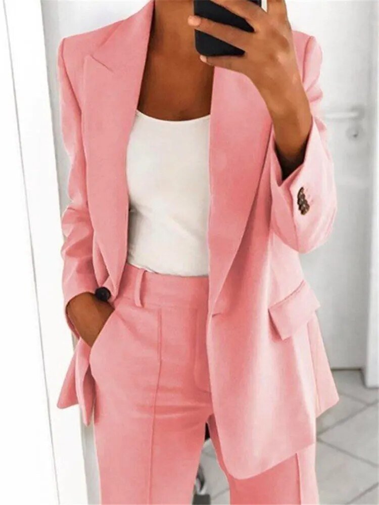 Elegant Women's Blazer Set
