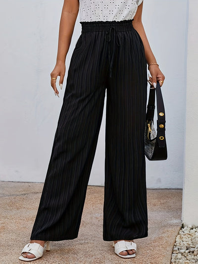 Lotte | Wide-leg summer trousers in solid color