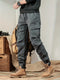 Stevige heren cargobroek met meerdere zakken - casual outdoorbroek