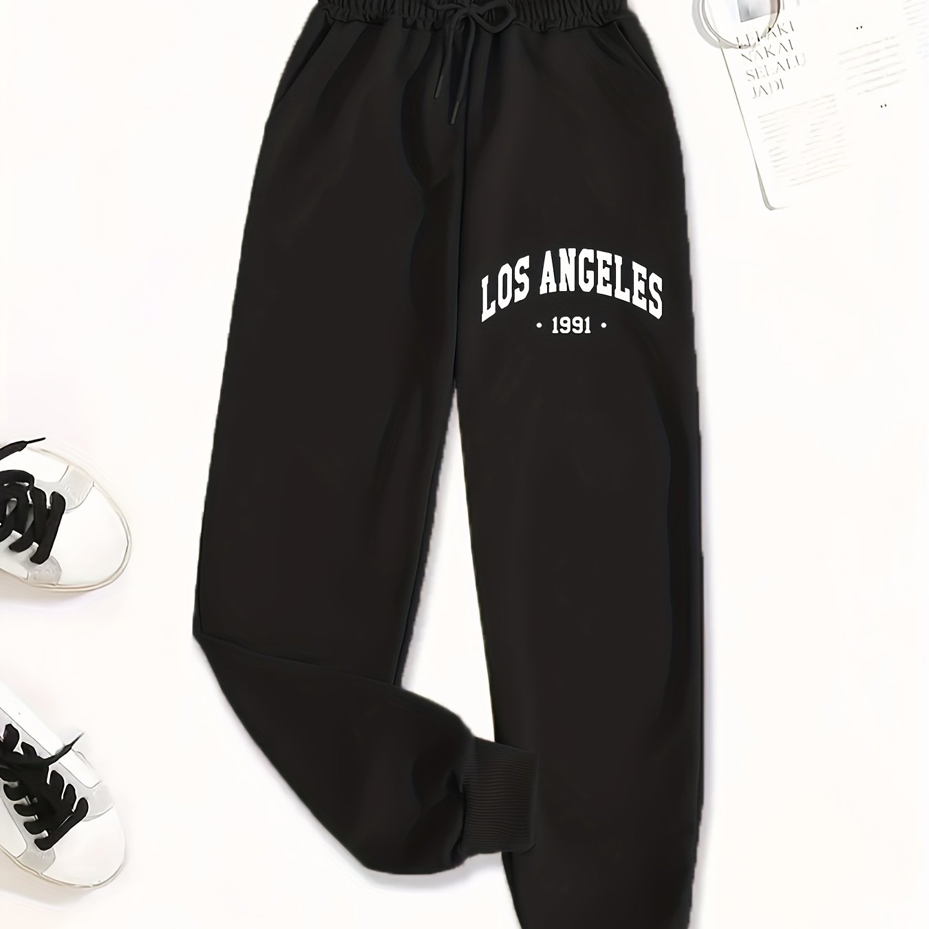 Nina | Elegante casual dames sweatpants in 100% polyester knitstof