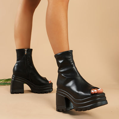 Mara | Modieuze dames sandalen met dikke hak