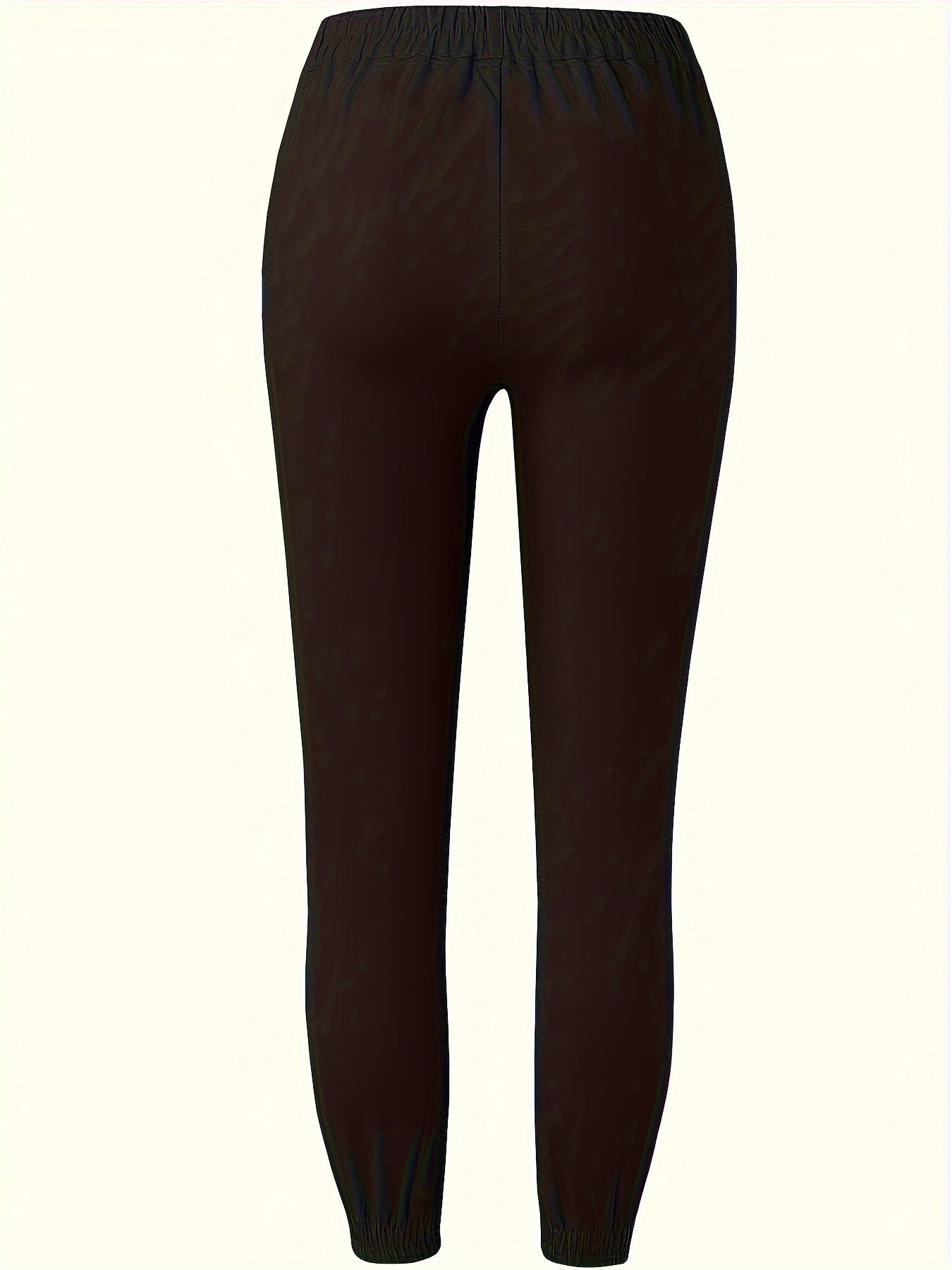 Lotte | Elegante effen kleur vrouwenbroek met knopdetail