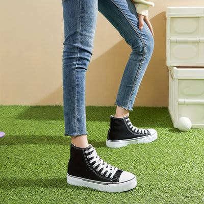 Sophie | Casual canvas sneakers met rubberen zool