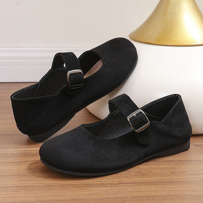 Lize | Classic ballet flats with ankle strap