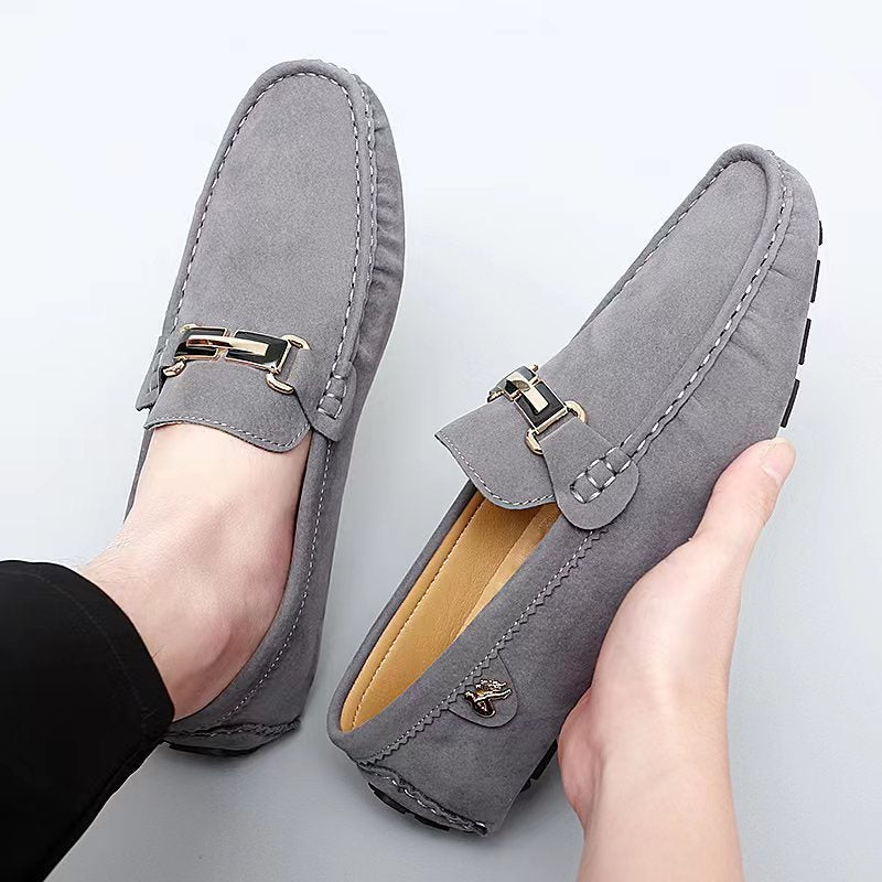 Finn | Moccasin loafers with metallic decor