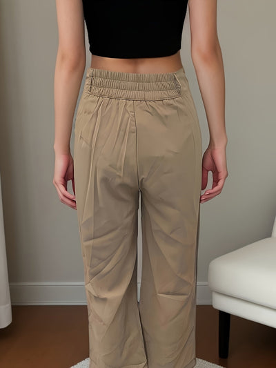 Emma | Casual dames chino broek met rits en rekbare stof