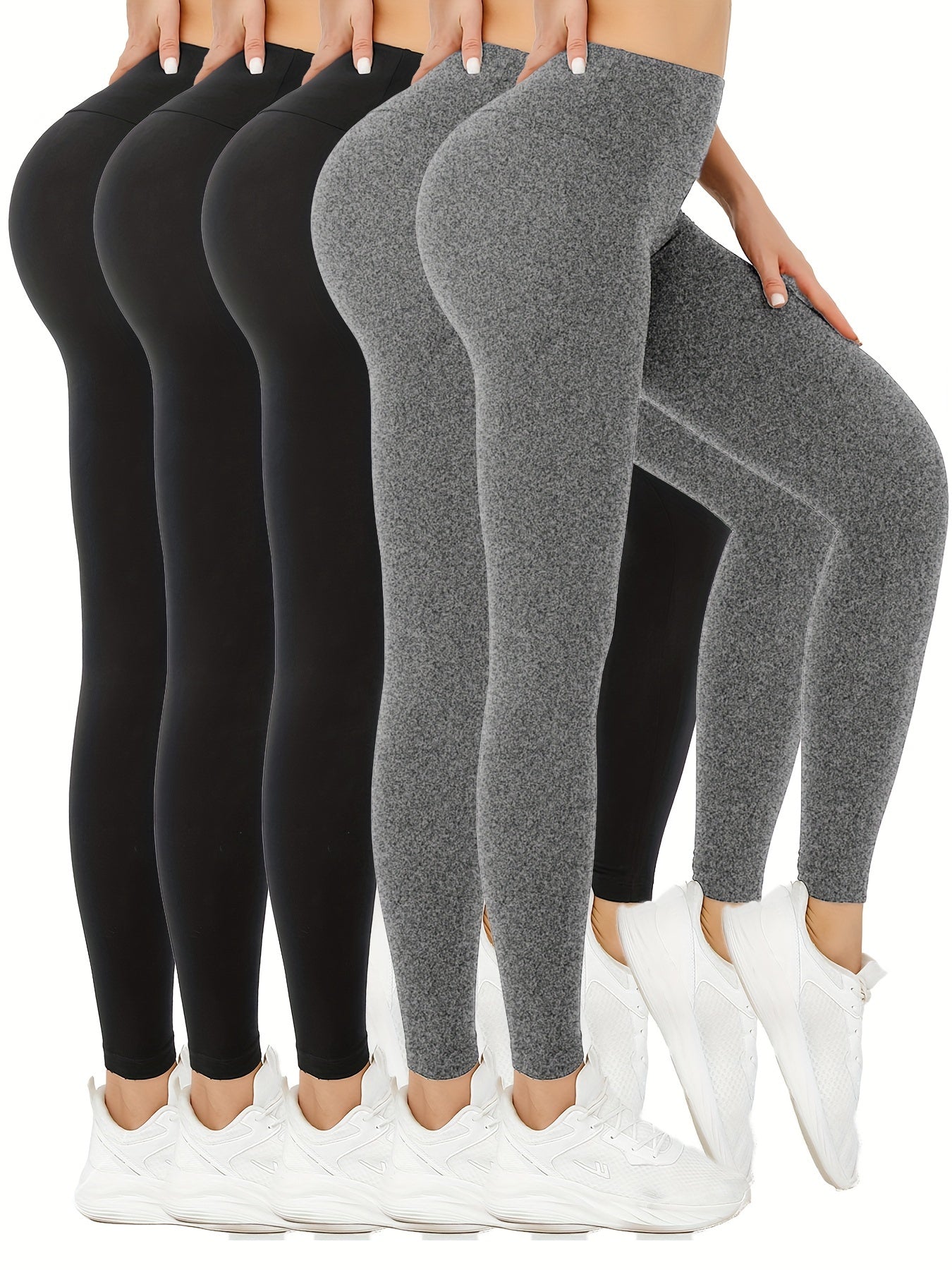 Sara | 5-pack hoge taille leggings