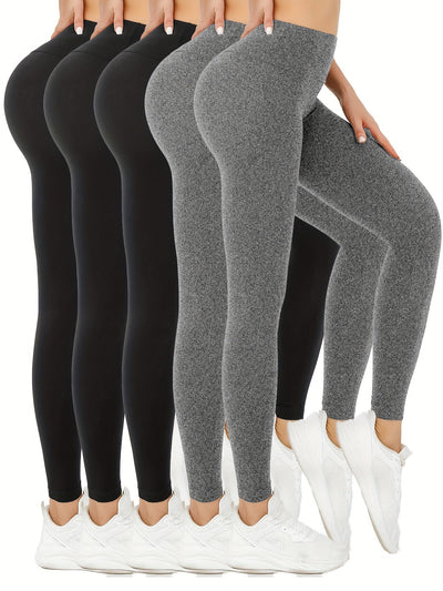 Sara | 5-pack hoge taille leggings