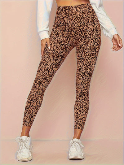 Luna | Leopard print high-waisted leggings