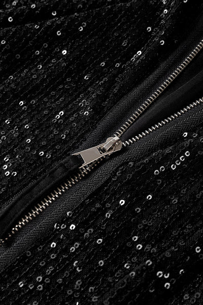 Eline - Black Sequin Jacket