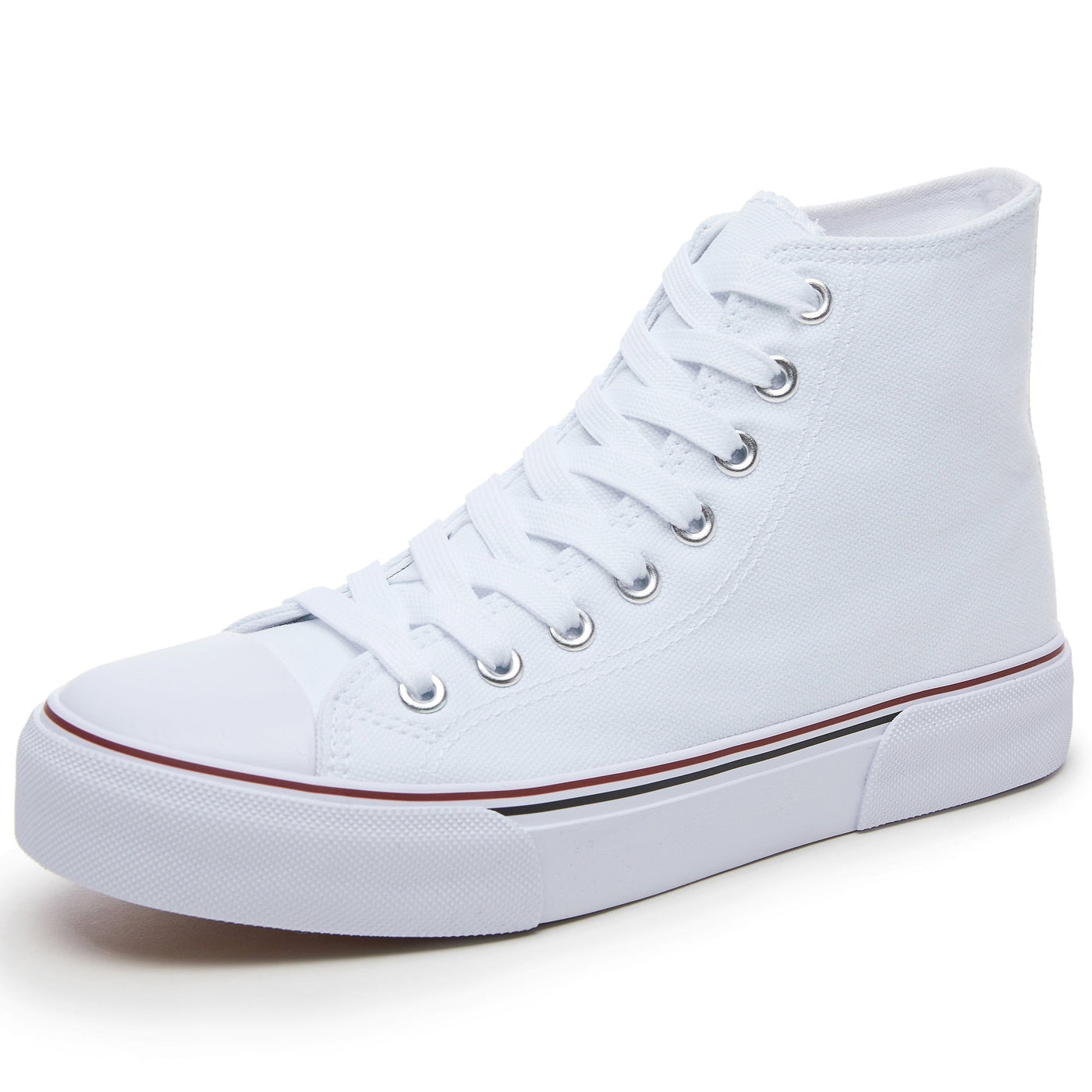 Amber | Hoge canvas sneakers met veters