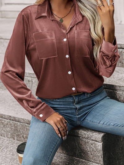 Sophie | Elegante blouse met dubbele zakken