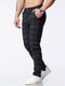 Thijs | Geruite casual slim-fit broek