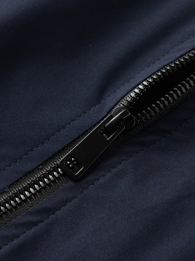 Jasper | Plain bomber jacket with baseball collar