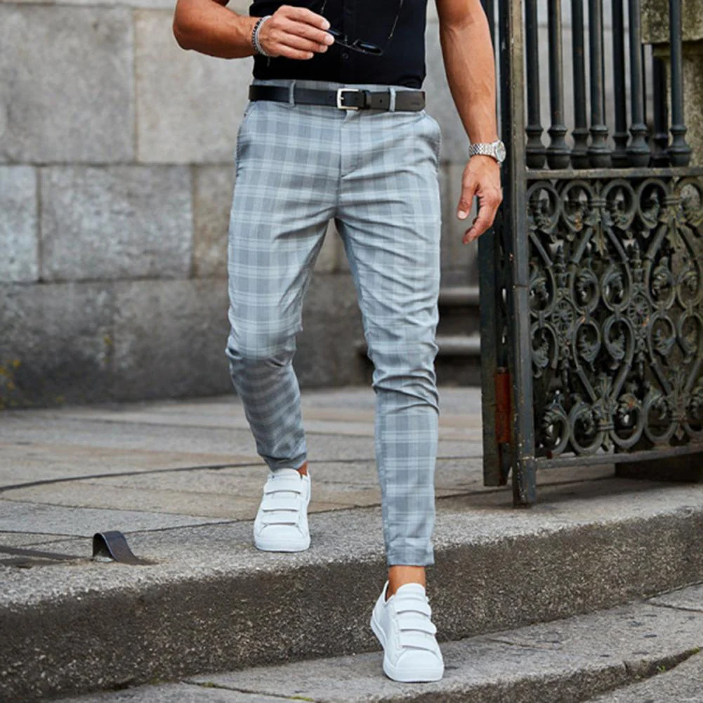 Floris – Checked Trousers for Men