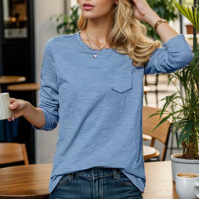 Knusse Lange Mouw Overhemd Voor Herfst Voor Vrouwen | Perfect voor alle seizoenen