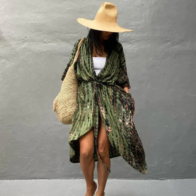 Marisol - Stijlvolle bedrukte zomerse cover-up