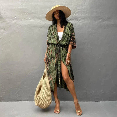Marisol - Stijlvolle bedrukte zomerse cover-up