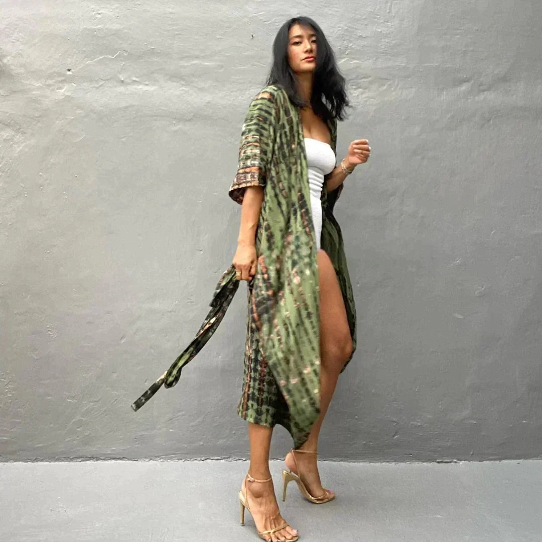 Marisol - Stijlvolle bedrukte zomerse cover-up