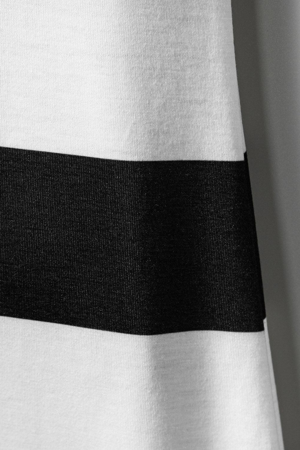 Paris - gestreepte v-hals midi jurk