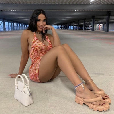Valentina - Beach shoes with thick soles