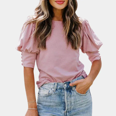 Helena Elegante Losse Damesblouse van Viscose