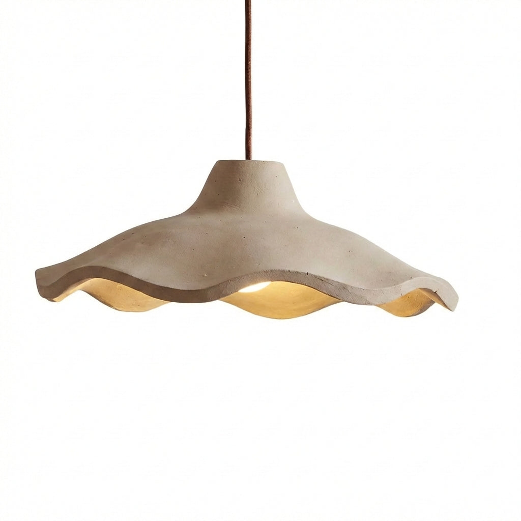 Aurelnn - Vintage Cement Flower Pendant Light