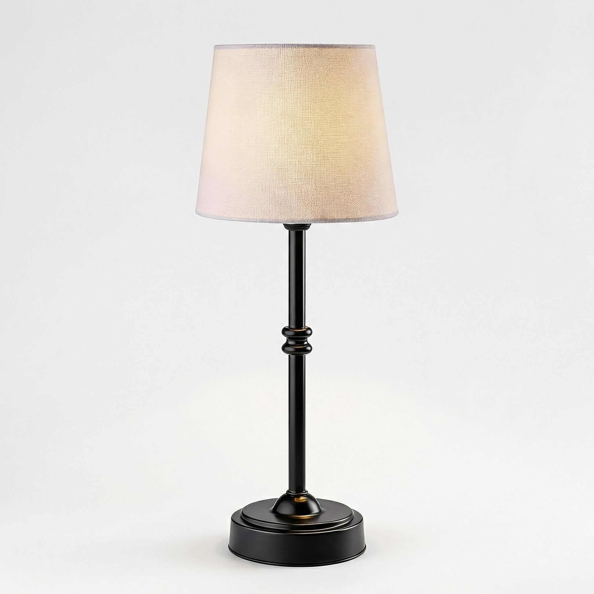 Drena - Brass Table Lamp with Fabric Shade