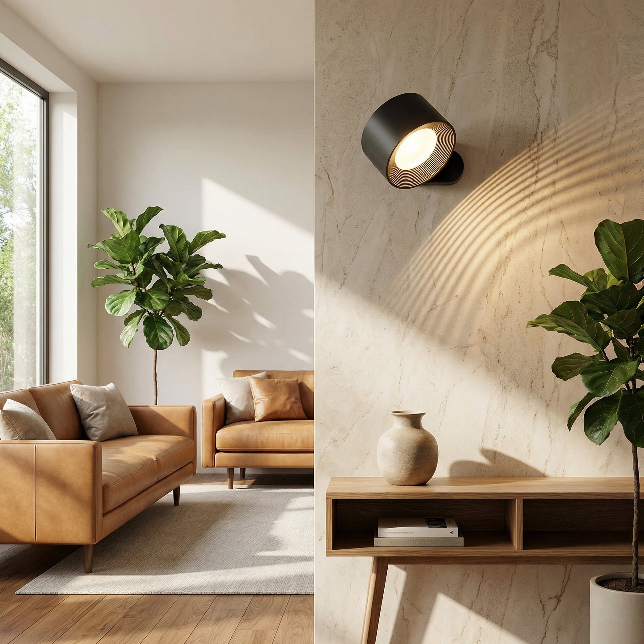 Neliora - 360 Rotating Magnetic LED Wall Lamp