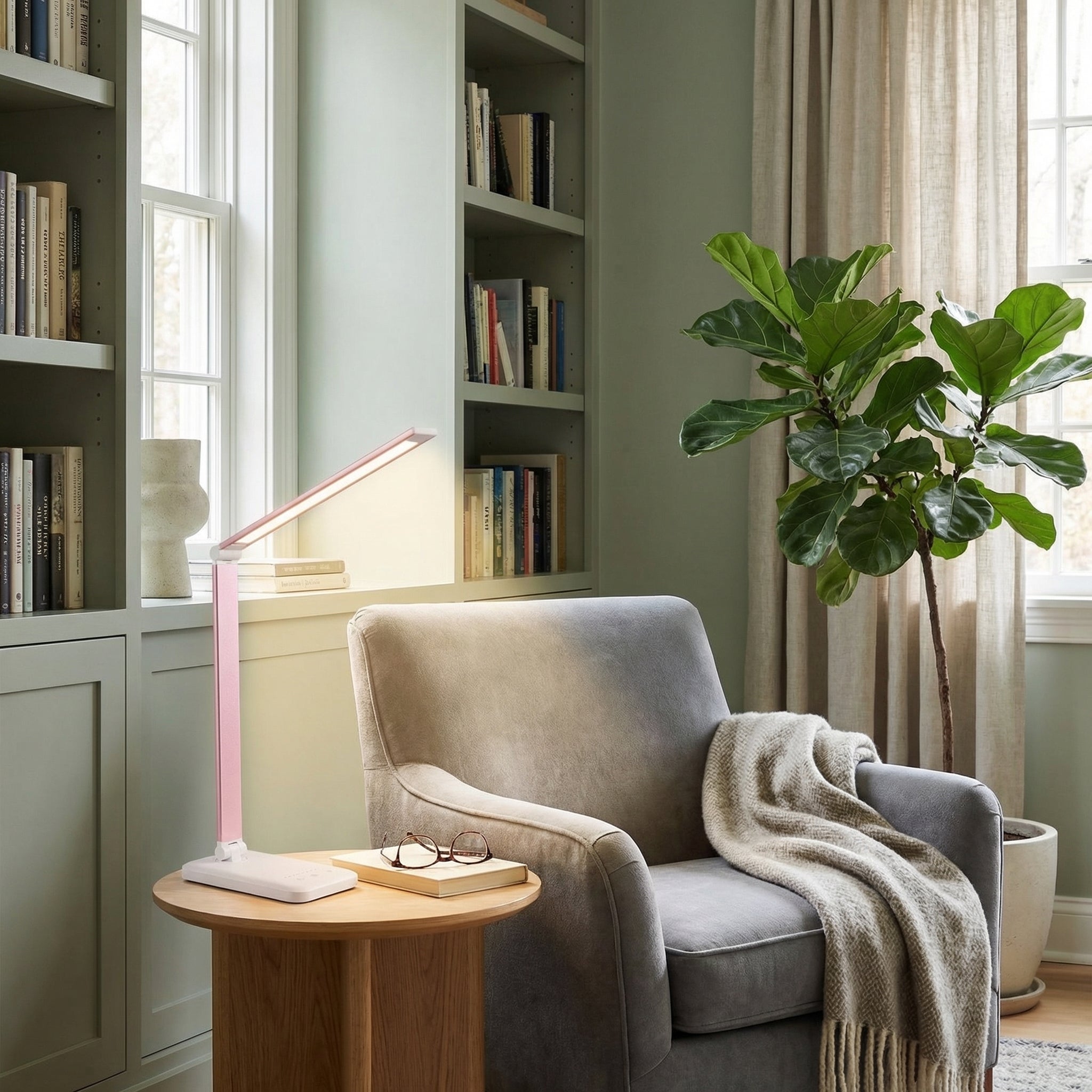 Miora - Adjustable LED Desk Lamp with Wireless Charging