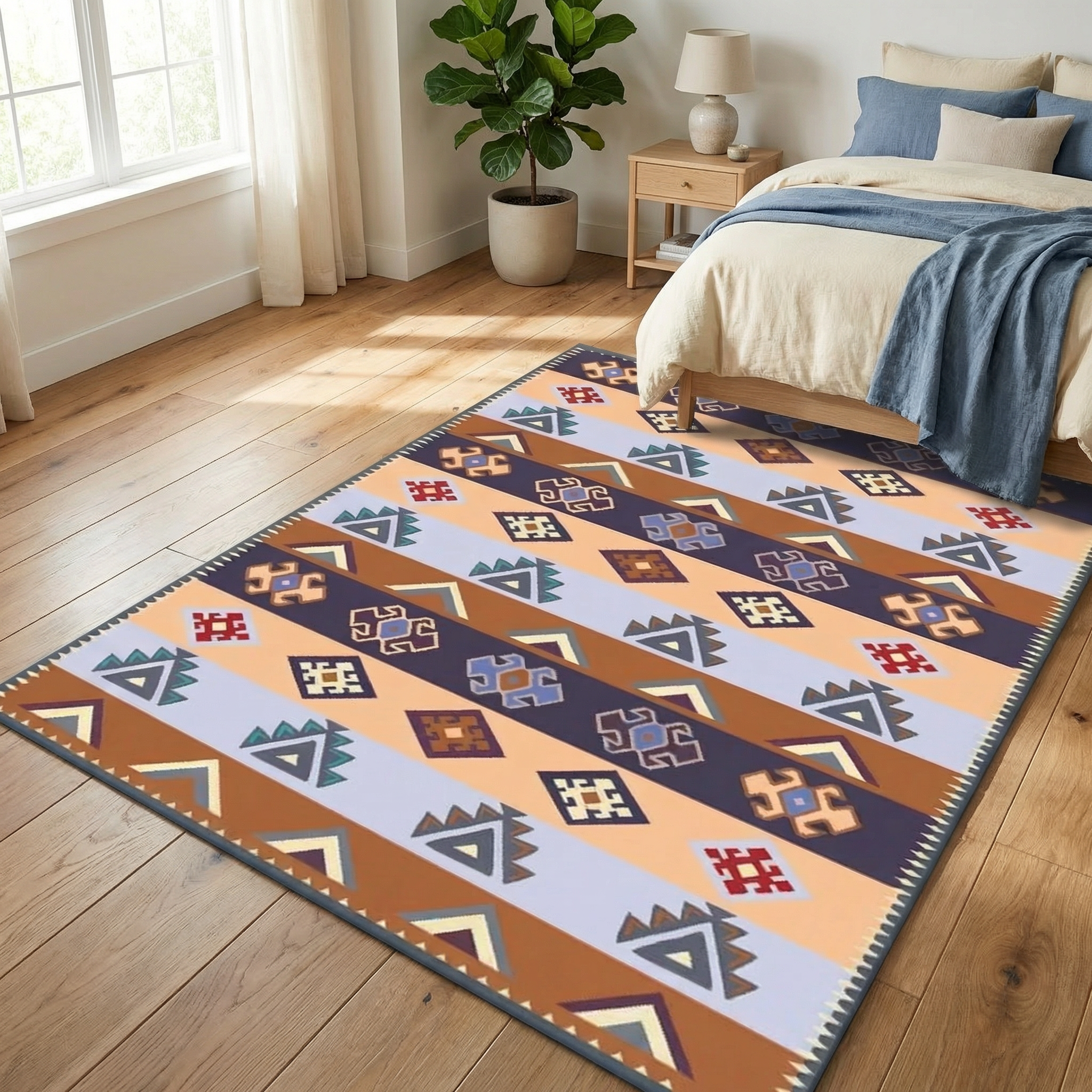 Veloria - Bohemian Retro Non Slip Area Rug