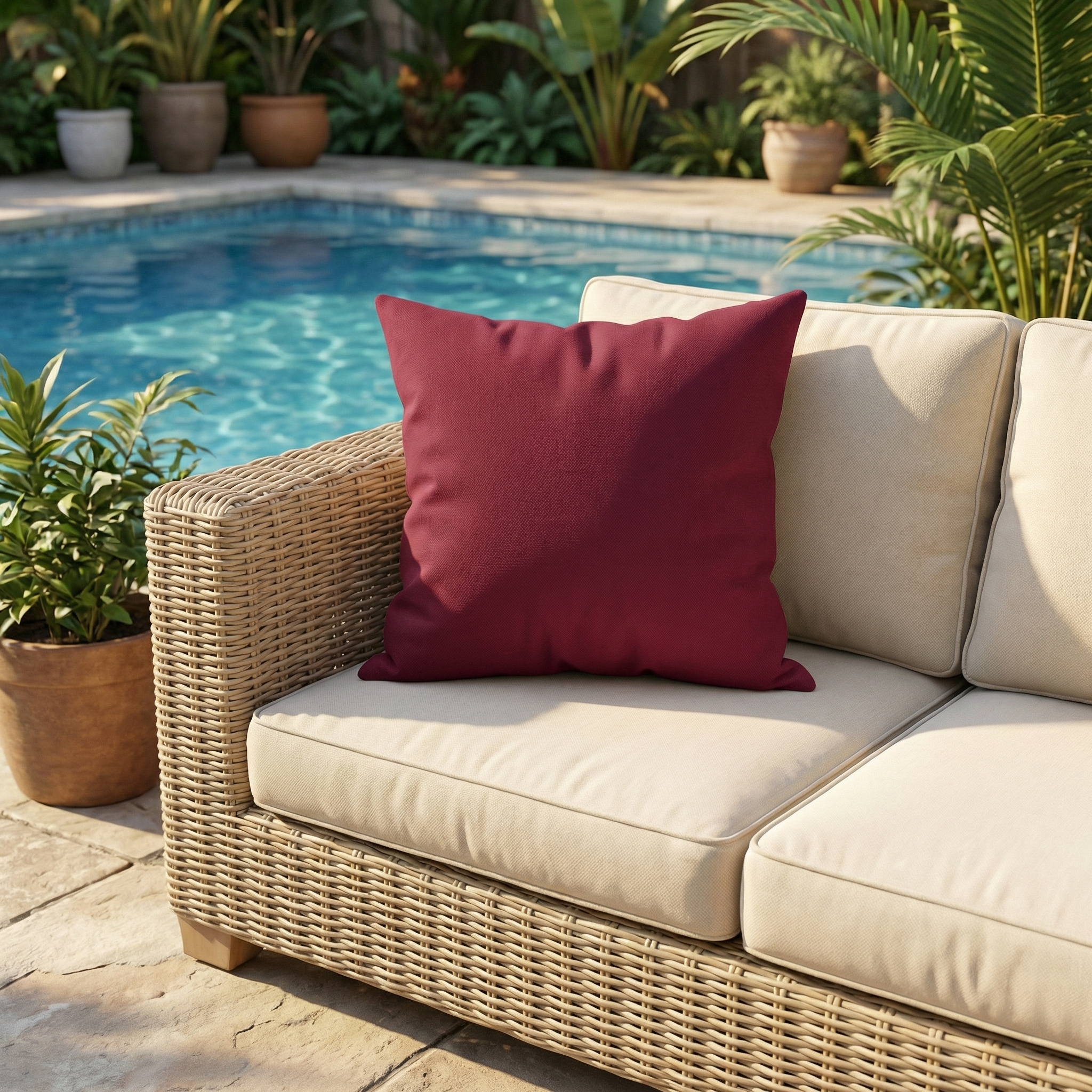 Devara - Checkered Striped Cushion Cover