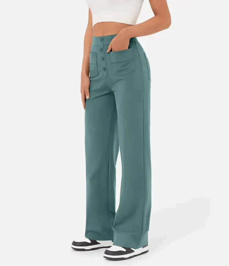 Jael - Casual High-Waisted Pants