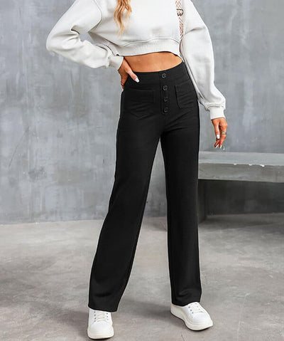 Elvire - Elastic Casual Pants | Stylish &amp; Comfortable