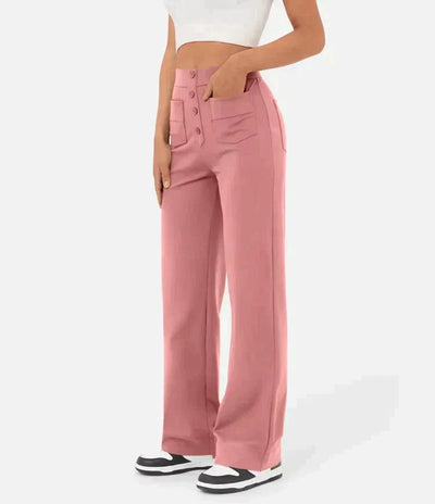 Elvire - Elastic Casual Pants | Stylish &amp; Comfortable