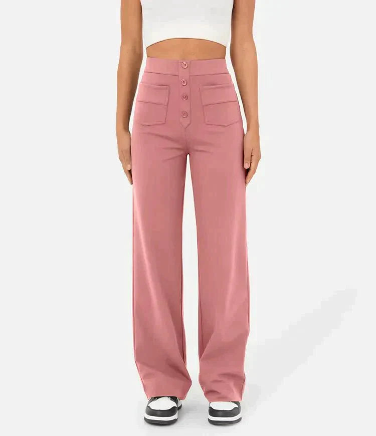 Jael - Casual High-Waisted Pants