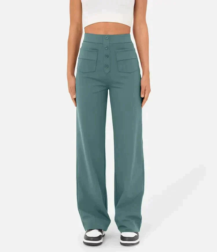 Jael - Casual High-Waisted Pants