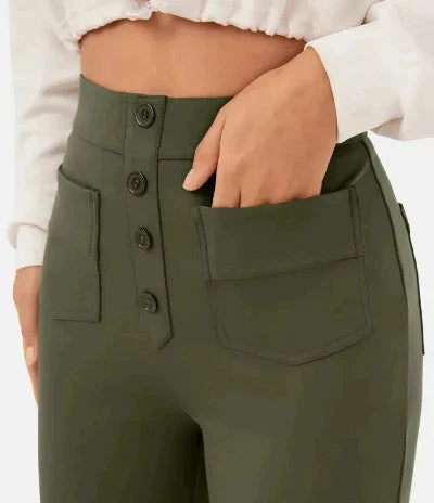 Jael - Casual High-Waisted Pants