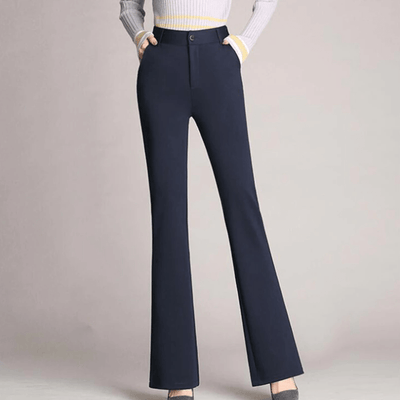 Noor | Uitlopende hoge taille broek