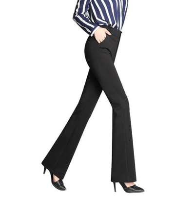 Noor | Uitlopende hoge taille broek