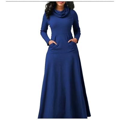 Lange Mouw Maxi Jurk Voor Herfst En Winter Voor Vrouwen | Ideaal voor de lente/zomer