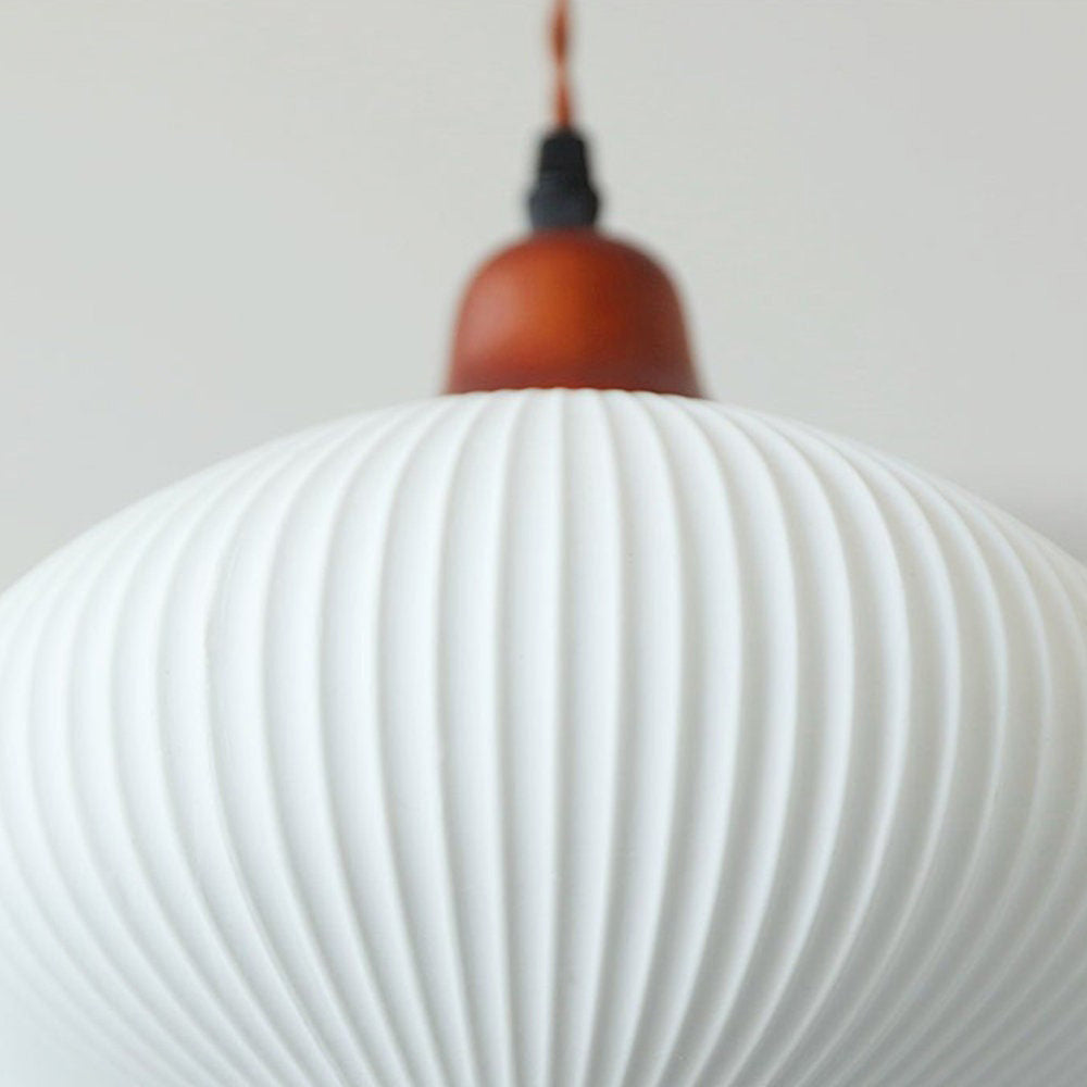 Cendian - Nordic Vintage Ceramic White Pendant Light Dining Room