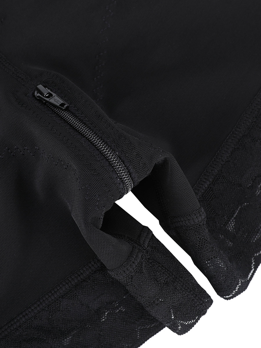 Daffodil - Bloemenkant Hoge Taille Shaping Shorts