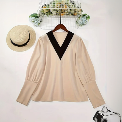 Neyva - Elegante V-hals Top voor Vrouwen