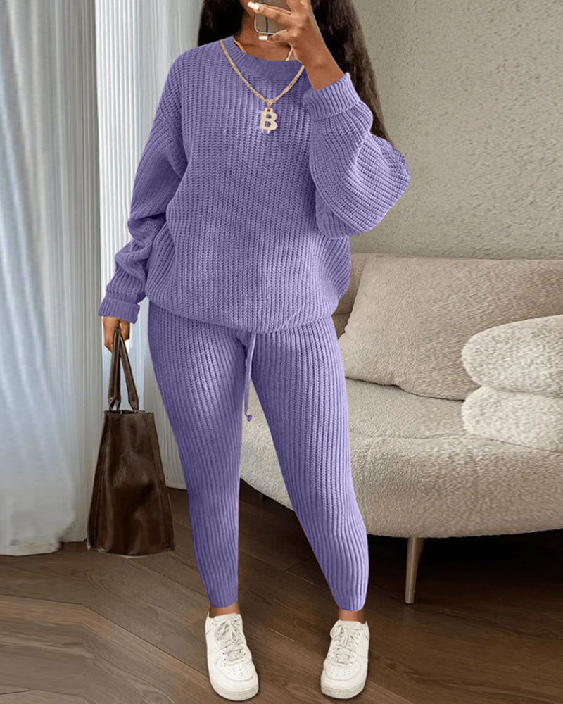 Chalroth - Casual Textuur Outfit voor Vrouwen